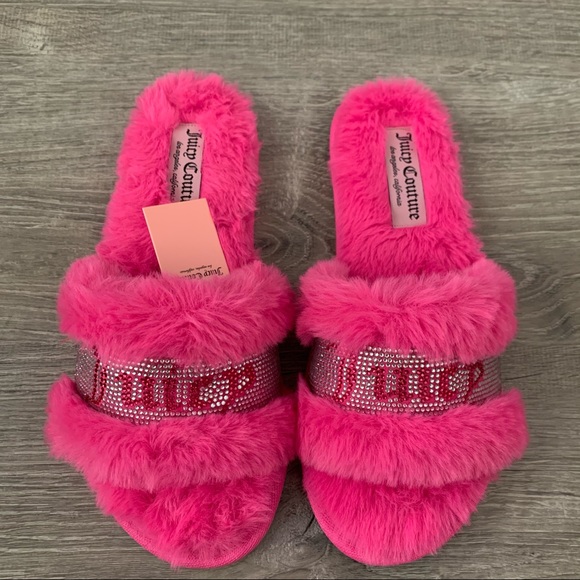 pink juicy couture slippers